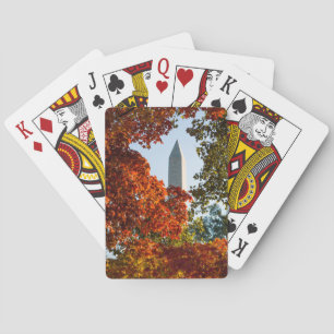 Denkmäler   Washington-Denkmal im Herbst Spielkarten