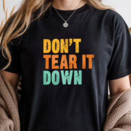 Denkmalschutz, Liebhaber alter Gebäude Tri-Blend Shirt