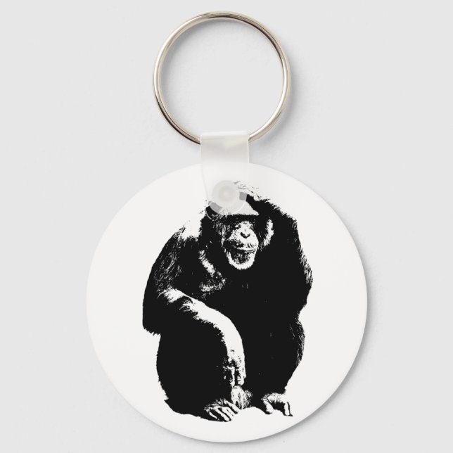 Denkmonkey Schlüsselanhänger (Vorderseite)