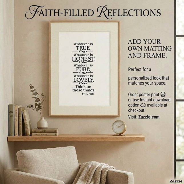 Denkt an diese Dinge  Poster (Von Creator hochgeladen)