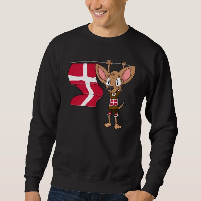 Denmark Chihuahua Sweatshirt (Vorderseite)