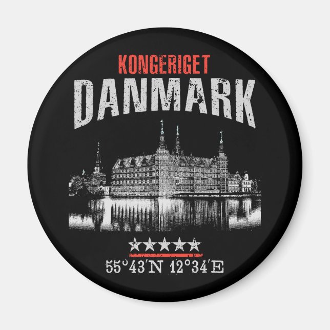 Denmark Magnet (Vorne)
