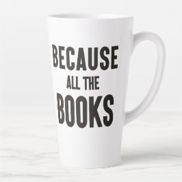 Denn alle Bücher Milchtasse