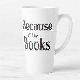 Denn alle Bücher Milchtasse