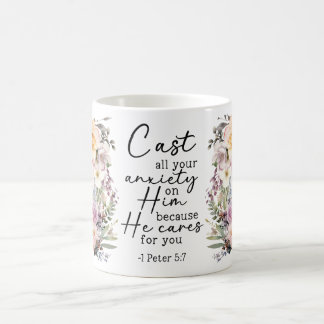Denn er kümmert sich um dich kaffeetasse