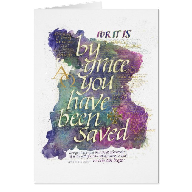 "Denn es ist nach Grace" (Vorne)