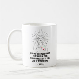 Denn Gott hat uns nicht den Geist der Angst gegebe Kaffeetasse