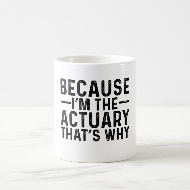 Denn ich bin die Richtige dafür Kaffeetasse (Mittel)