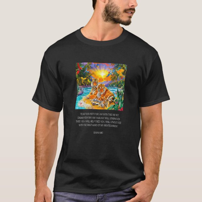 Denn ich bin Yahuah und ich werde sie stärken T-Shirt (Vorderseite)
