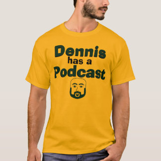 Dennis hat einen Podcast - Orange T-Shirt