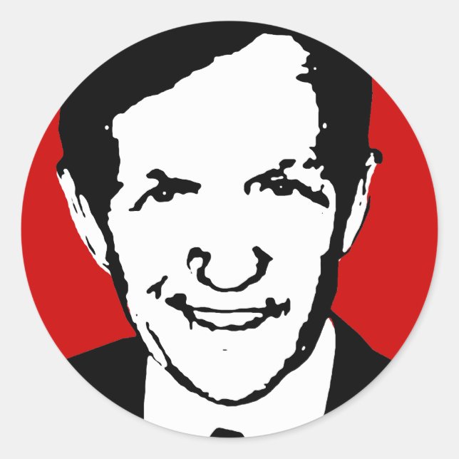Dennis Kucinich Gear Runder Aufkleber (Vorderseite)