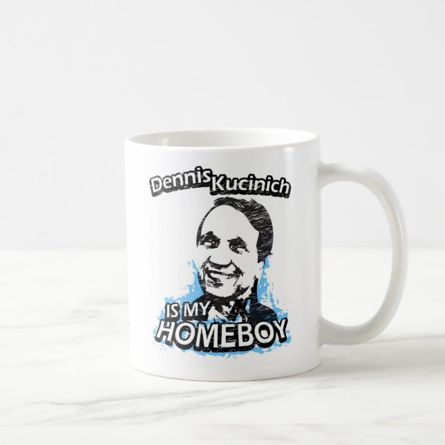 Dennis Kucinich ist mein Homeboy Kaffeetasse (Rechts)