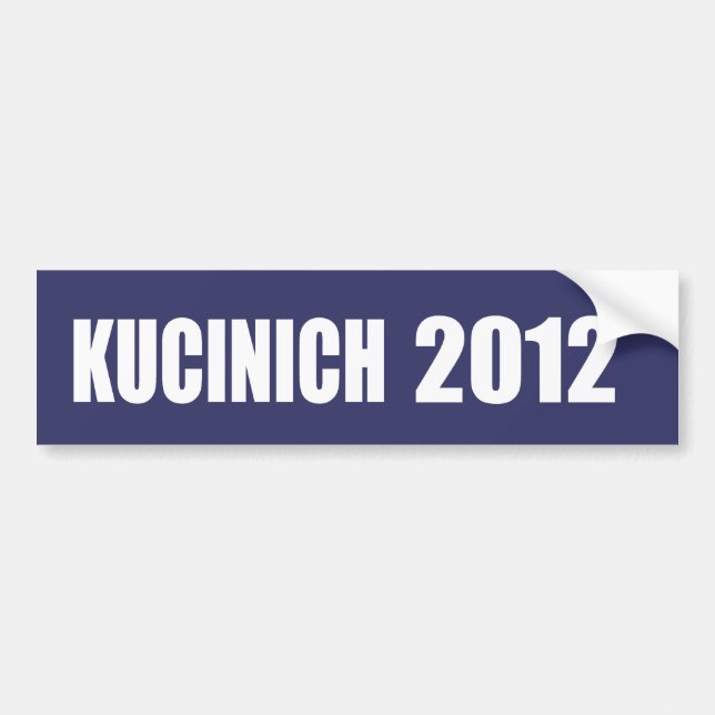 DENNIS KUCINICH-Wahl-Gang Autoaufkleber (Vorne)