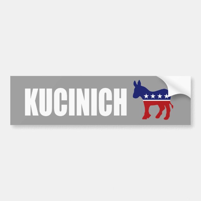 DENNIS KUCINICH-Wahl-Gang Autoaufkleber (Vorne)