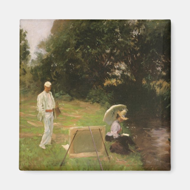 Dennis Miller Bunker Painting in Calcot von Sargen Magnet (Vorne)
