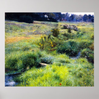 Dennis Miller Bunker's The Brook at Medfield Poster