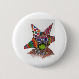 Dennis Rodman Boxer Aquarell BD Gemälde Button