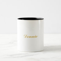 Dennis Typography Goldschrift personalisiertes Ges