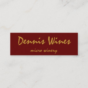 Dennis-Weine Mini Visitenkarte
