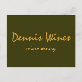 Dennis Wines Postkarte