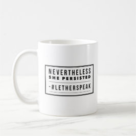 Dennoch bestand sie fort kaffeetasse