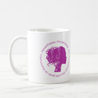 Dennoch bestand sie fort (Magenta) Kaffeetasse