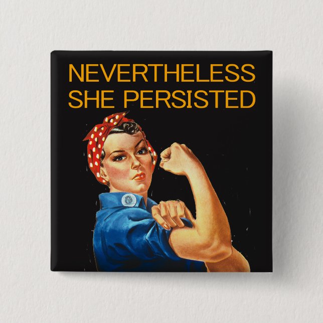 Dennoch bestand sie fort. Rosie der Button (Vorderseite)