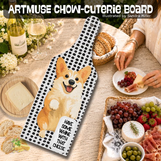 DENNY da Corgi  Käsebrett Schneidebrett (Von Creator hochgeladen)