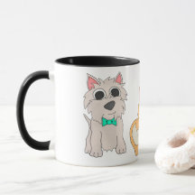 Dénommer et profiler - tasse de café de chienchien