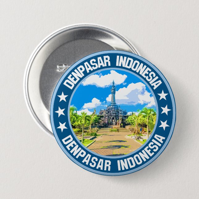 Denpasar Button (Vorne & Hinten)
