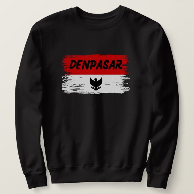 Denpasar Indonesien Sweatshirt (Design vorne)