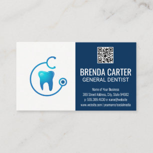 Dent Doctor   Carte de visite du code d'analyse QR