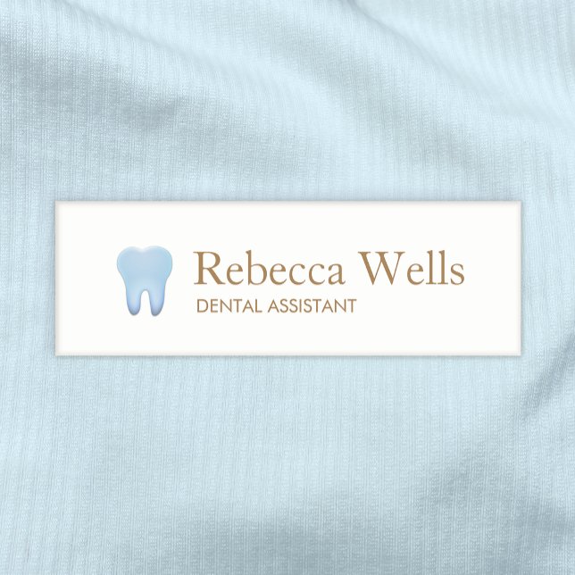 Dental Assistant Dentist Tooth Logo Namenschild (Von Creator hochgeladen)