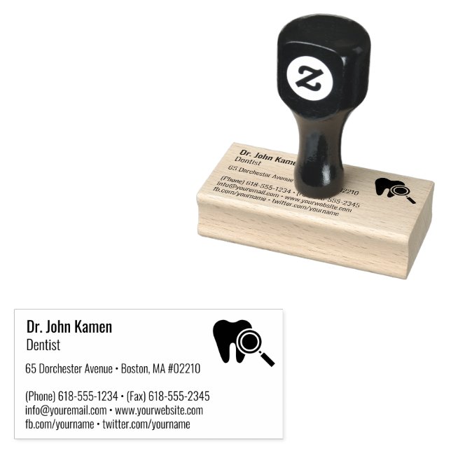 Dental | BERUFLICH Gummistempel (Stempel)