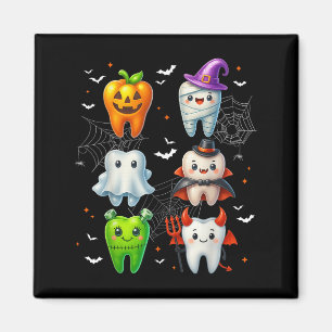 Dental Boo Crew zisst Halloween-Kostüme W Magnet