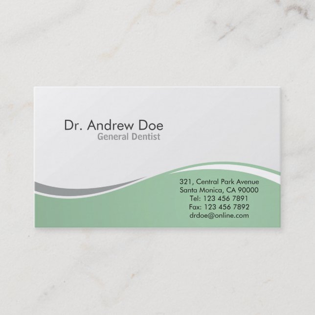 Dental Business Cards Visitenkarte (Vorderseite)