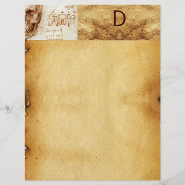 DENTAL CLINIC,DENTIST MONOGRAM,Antiquitätenparkett (Vorderseite)