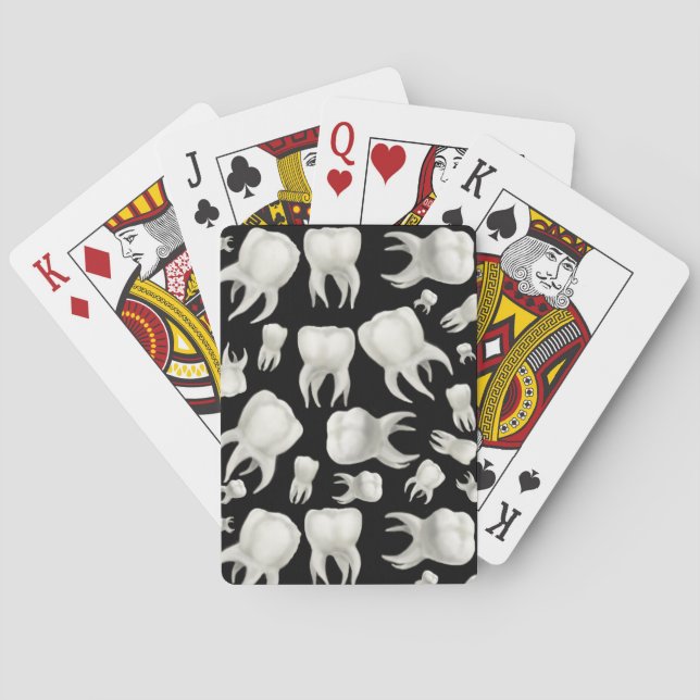 Dental Dreams Dentist Playing Cards Spielkarten (Rückseite)
