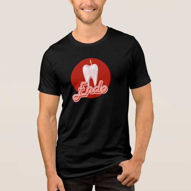 Dental endo Tri-Blend shirt (Vorderseite)