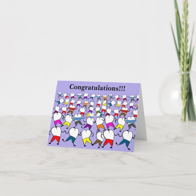 Dental Graduation Card Karte (Vorderseite)