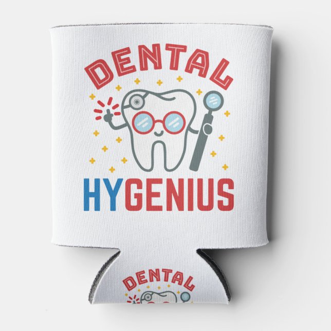 Dental Hygenius Hygienist RDH Funny Wertschätzung Dosenkühler (Vorderseite)
