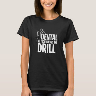 Dental Labrador Tech kennt das Laufwerk T-Shirt