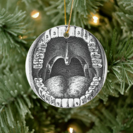 Dental Office Christmas Decoration Keramik Ornament