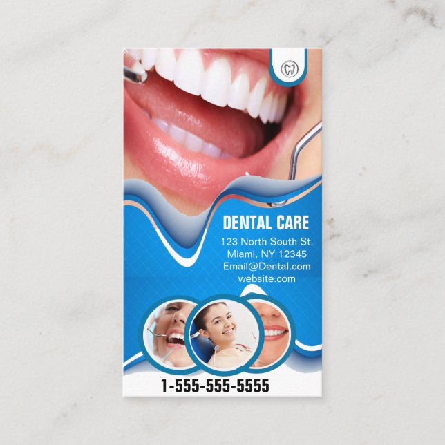 Dental Office Visitenkarte (Vorderseite)