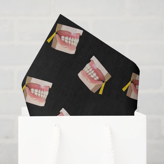 Dental School Graduation Party Gift Seidenpapier (Geschenktüte)