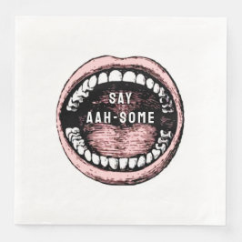 Dental School Graduation Party Serviette
