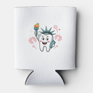 Dental Squad 4. Juli Zahnarzt Funny American Dosenkühler