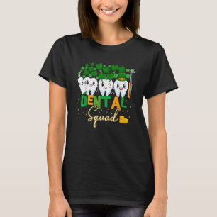 Dental Squad Leprechaun Teeth St Patricks Day Boys T-Shirt