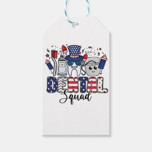Dental Squad Niedlich Dentist Hygienist 4. Juli Geschenkanhänger
