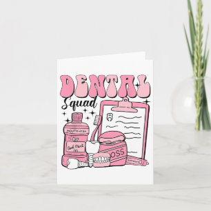 Dental Squad Retro Valentine Dental Dental Dental Karte